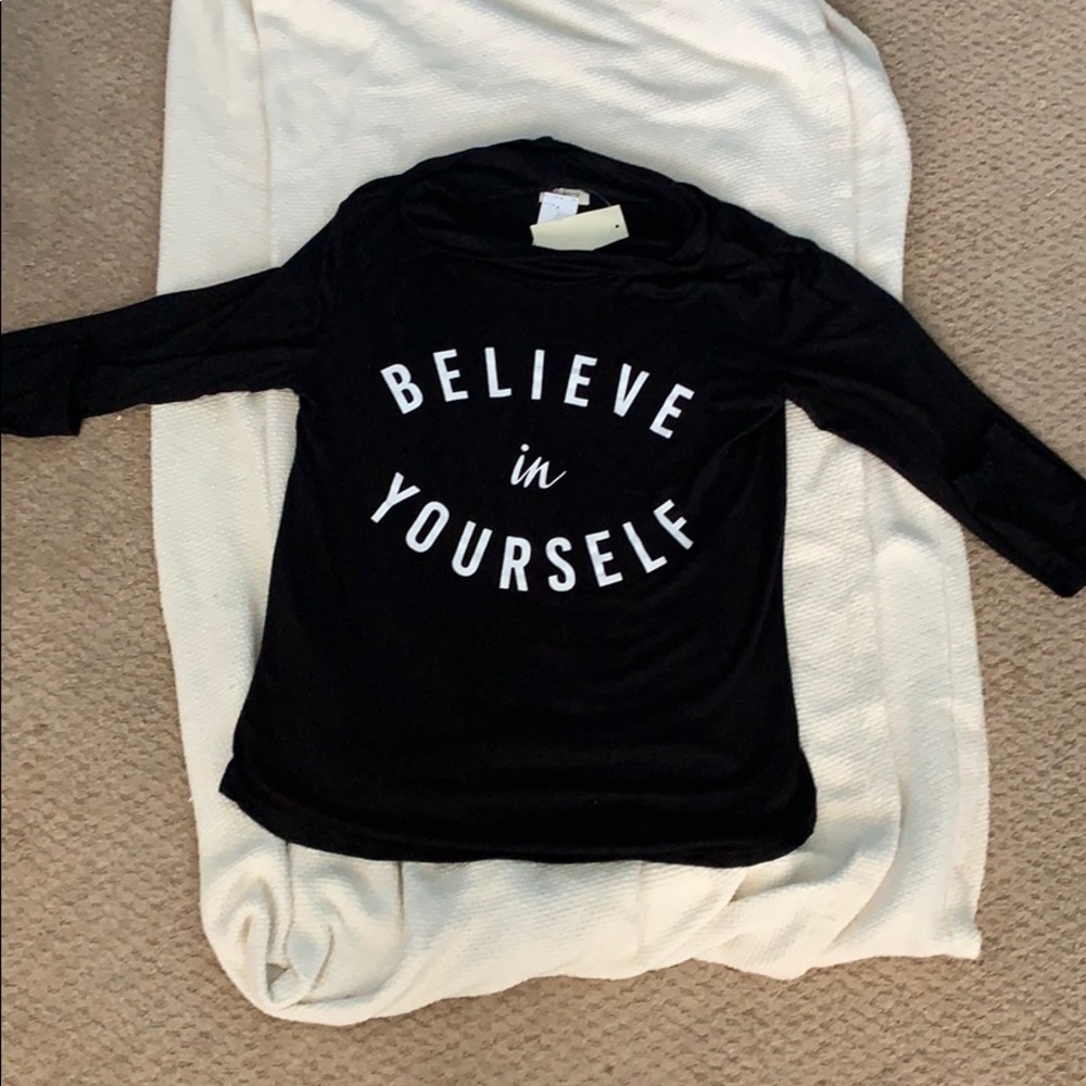 A long sleeve sweater